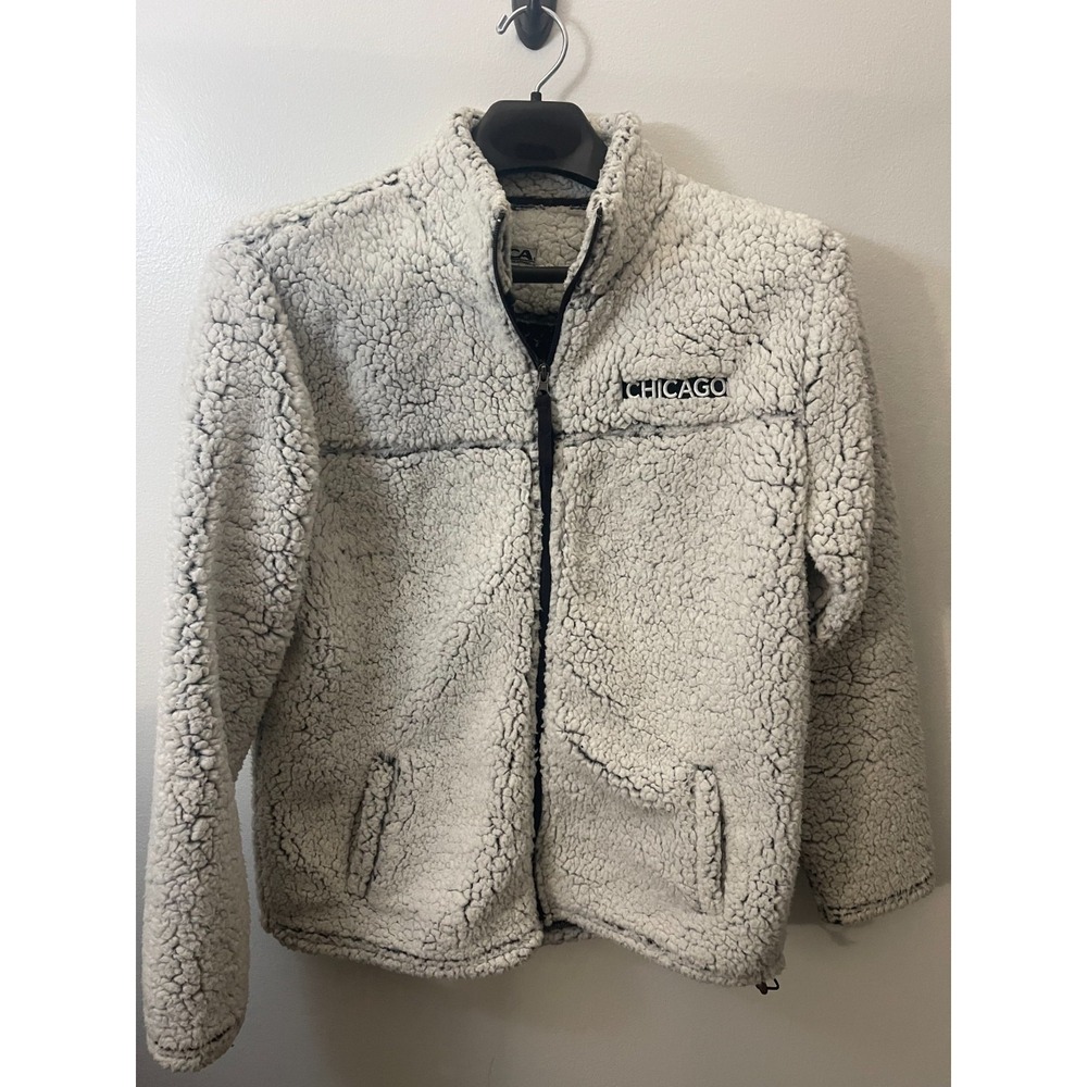 BCA Chicago‎ Fleece Jacket White Size XL